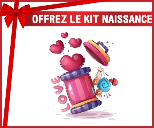 kit naissance bébé personnalisé Animaux rigolos Love design-1