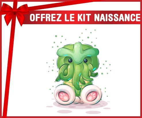kit naissance bébé personnalisé Animaux rigolos tentacule