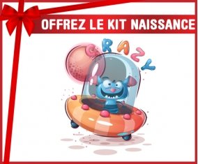 kit naissance bébé personnalisé Animaux rigolos Crazy