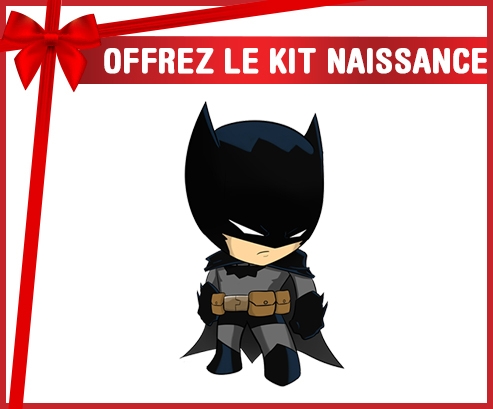 kit naissance bébé personnalisé Batman kids logo