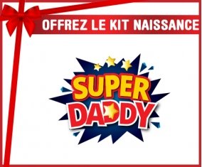 kit naissance bébé personnalisé Super DADY