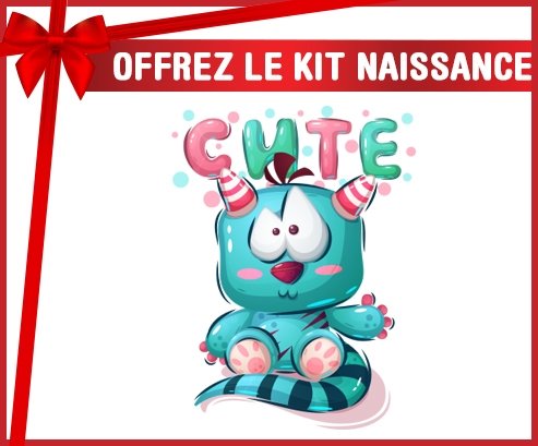 kit naissance bébé personnalisé Animaux rigolos Cute