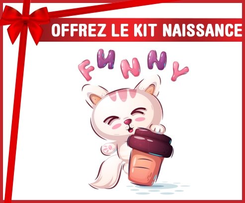 kit naissance bébé personnalisé Animaux rigolos Funny