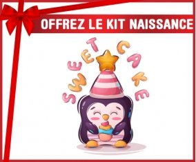 kit naissance bébé personnalisé Animaux rigolos Sweet cake