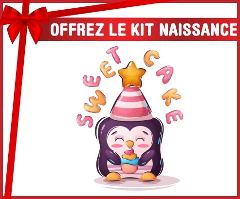 kit naissance bébé personnalisé Animaux rigolos Sweet cake