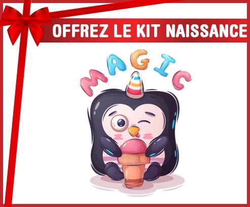 kit naissance bébé personnalisé Animaux rigolos Magic