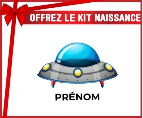 kit naissance bébé personnalisé Soucoupe volante toys Fusée avec prénom