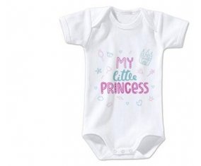 Body bébé My little princess design-1 taille 3/6 mois manches Courtes