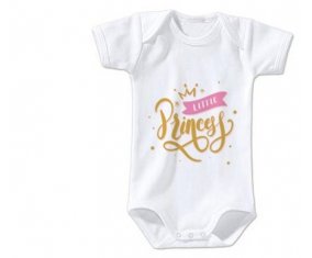 Body bébé My little princess design-3 taille 3/6 mois manches Courtes