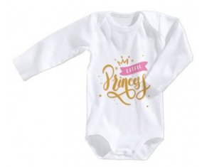 Body bébé My little princess design-3 taille 3/6 mois manches Longues