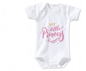 Body bébé My little princess design-4 taille 3/6 mois manches Courtes