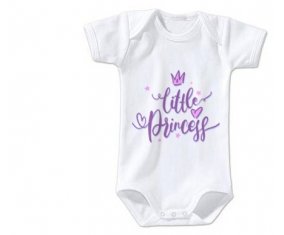 Body bébé My little princess design-5 taille 3/6 mois manches Courtes