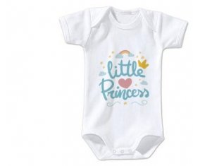 Body bébé My little princess design-6 taille 3/6 mois manches Courtes