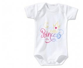 Body bébé My little princess design-7 taille 3/6 mois manches Courtes
