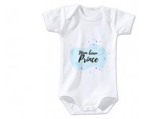 Body bébé Mon beau prince design-1 taille 3/6 mois manches Courtes