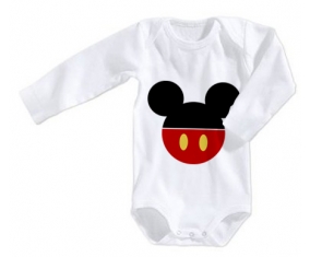 Body bébé Disney Mickey short rouge taille 3/6 mois manches Longues