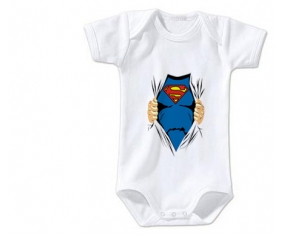 Body bébé Superman design-1 taille 3/6 mois manches Courtes
