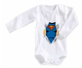 Body bébé Superman design-1 taille 3/6 mois manches Longues