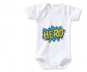 Body bébé Hero taille 3/6 mois manches Courtes