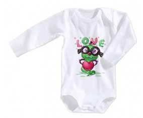 Body bébé Animaux rigolos Love design-2 taille 3/6 mois manches Longues