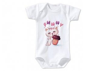 Body bébé Animaux rigolos Funny taille 3/6 mois manches Courtes