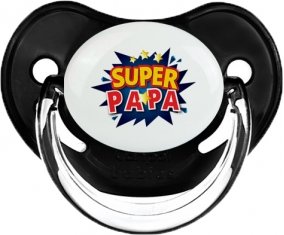 Super PAPA design-1 : Noir classique Tétine embout physiologique