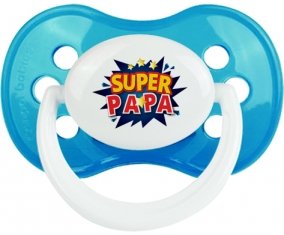 Super PAPA design-1 : Cyan classique Tétine embout anatomique