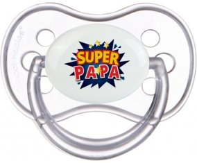 Super PAPA design-1 : Transparente classique Tétine embout anatomique