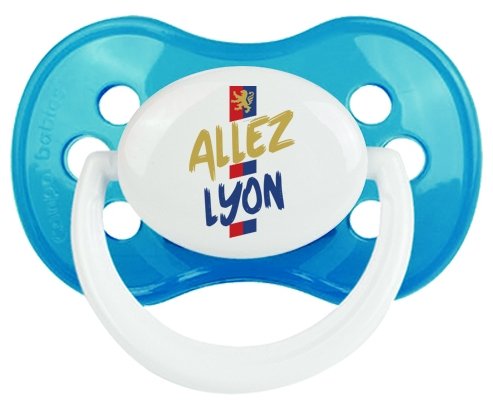 Chaussons enfants Olympique Lyonnais bleu logo