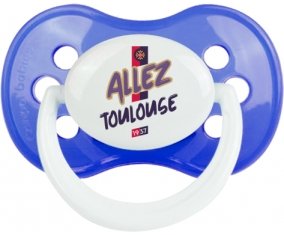 Toulouse football club : Sucette Anatomique personnalisée