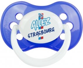 Racingg club de Strasbourg : Sucette Anatomique personnalisée