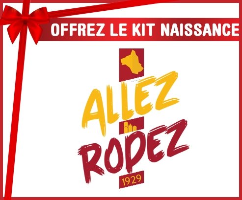Kit naissance Rodez Aveyron Football