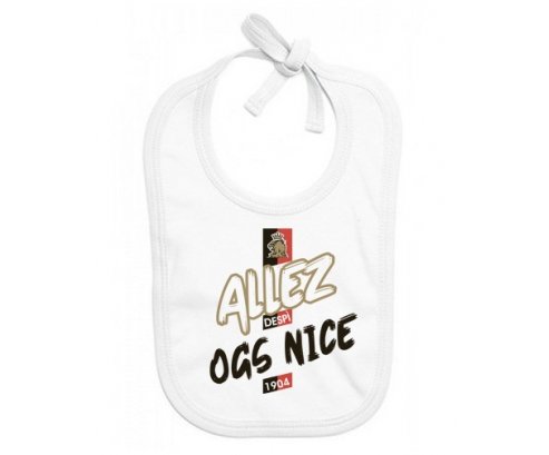 OGC Nice : Bavoir bébé