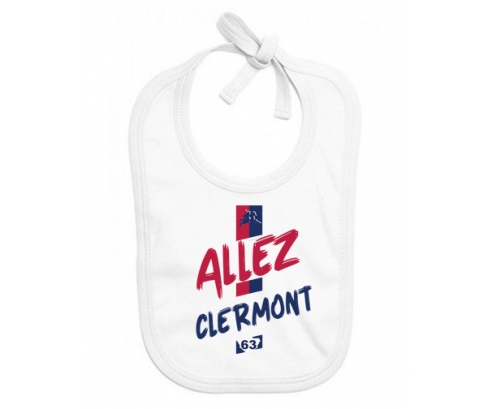 Clermont Foot : Bavoir bébé
