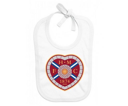 Bavoir bébé personnalisé Heart of Midlothian Football Club