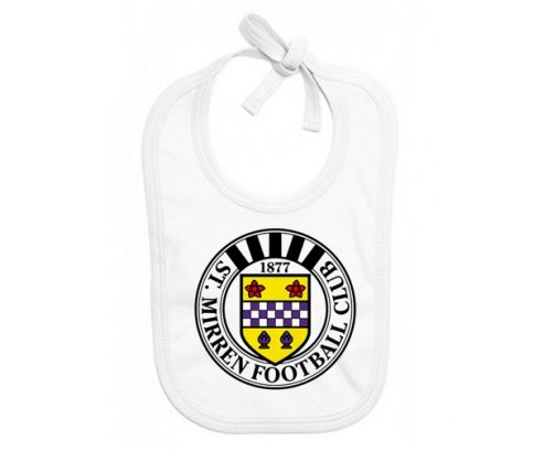 Bavoir bébé personnalisé Saint Mirren Football Club