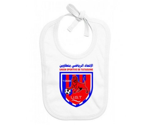 Bavoir bébé personnalisé Union sportive de Tataouine