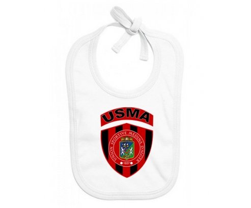 Bavoir bébé personnalisé Union sportive de la médina d'Alger