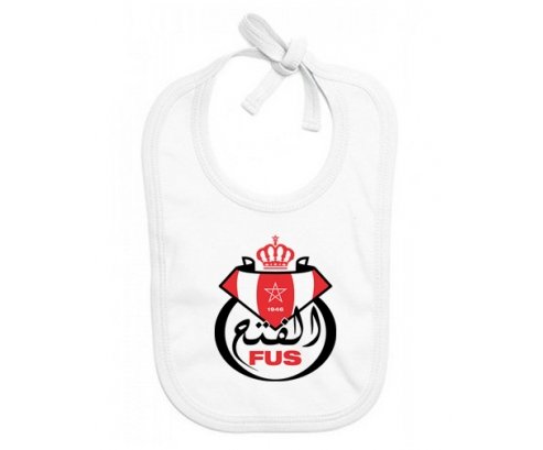 Bavoir bébé personnalisé Fath Union Sport de Rabat