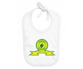 Bavoir bébé personnalisé Mamelodi Sundowns Football Club