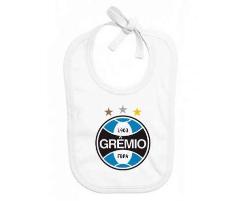 Bavoir bébé personnalisé Grêmio Foot-Ball Porto Alegrense