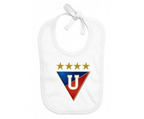 Bavoir bébé personnalisé Liga Deportiva Universitaria de Quito
