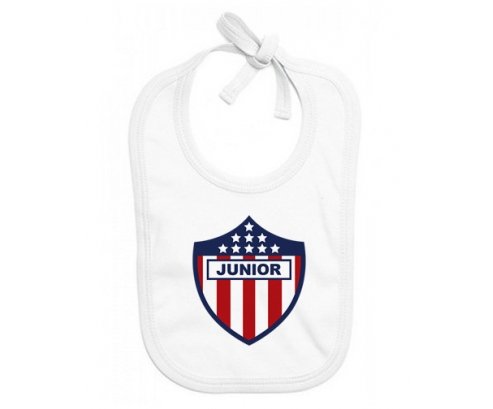 Bavoir bébé personnalisé Atlético Junior (Junior de Barranquilla)