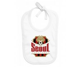 Bavoir bébé personnalisé Football Club Séoul South Korea