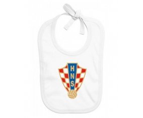 Bavoir bébé personnalisé Croatia national football team