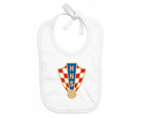 Bavoir bébé personnalisé Croatia national football team