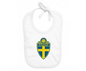 Bavoir bébé personnalisé Sweden national football team