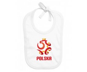Bavoir bébé personnalisé Poland national football team