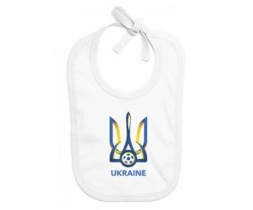 Bavoir bébé personnalisé Ukraine national football team