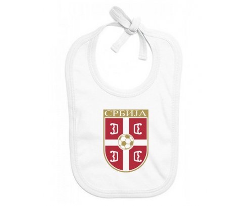 Bavoir bébé personnalisé Serbia national football team